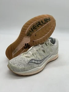 Saucony Freedom ISO 2 Running Shoes Womens 9 Cream White Mesh Active Gym Workout - Picture 1 of 17