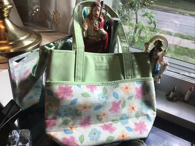 Longaberger Primavera Floral Hobo Bolso Cartera Bolso 11” Ancho x 9” BONITO❤️❤️ Foto 1 de 4