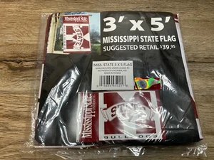 New NCAA 3x5 ft Mississippi State Bulldogs FLAG hang outside (poster) MSRP: $40 - Picture 1 of 5