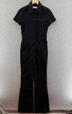 A.L.C. Mono para mujer talla 2 elástico acampanado manga gorra elástico mezcla de algodón Foto 1 de 4