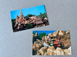 DISNEYLAND BIG THUNDER MOUNTAIN RAILROAD Postkarten Set 1980 postfrisch unbenutzt Lagerbestand - Bild 1 von 3