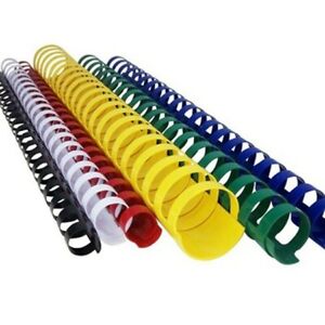 Plastic Comb Binding, 19 Ring - Assorted Colors and Sizes - Huge Savings!