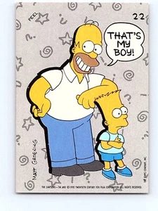 1990 Topps The Simpsons #22 That's My Boy! Aufkleber - Bild 1 von 2