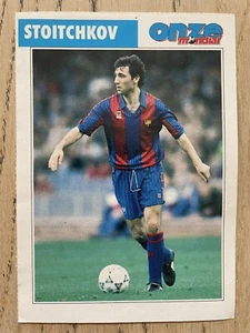 Fiche Formulario Scheda Form Onze Mondial Stoitchkov 07-1993 Barcelone Rookie - Foto 1 di 3