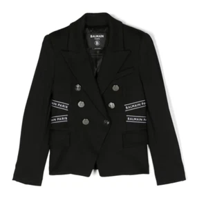 Balmain Kid's Suit Jacket Black [BS2A14-J0035-930] - Picture 1 of 3
