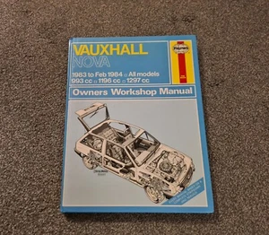 Vauxhall Nova Haynes Owners Workshop Manual 1983 to 1984 All models - Picture 1 of 5