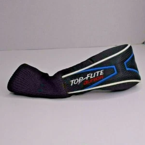 Hybrid Head Cover Top Flight Junior Black and Blue and White Trim - Picture 1 of 8