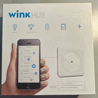 Wink Hub PWHUB-WHO1 Smart Home Control App Bluetooth WiFi! Precintado Foto 1 de 4