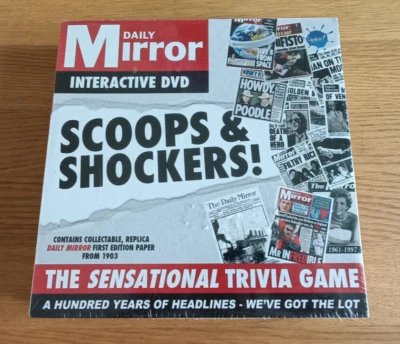 Daily Mirror Interactive DVD Scoops & Shockers Game - (Brand New & Sealed) - Image 1 of 2