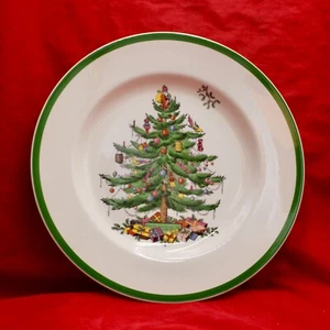 Spode Christmas Tree Dinner Plate England 10 3/8" S3324R Mint Condition 🎄 - Picture 1 of 4