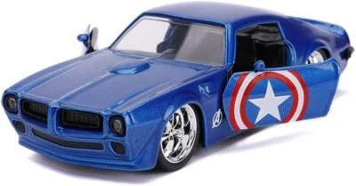 Jada Diecast 1:32 Marvel Avengers Captain America 1972 Pontiac Firebird - 31845 - Immagine 1 di 3