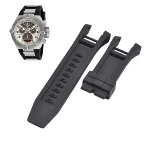 Subaqua 16308 33mm Black Rubber Watch Strap For Invicta - Picture 1 of 7