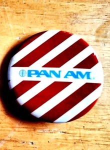 PAN AM unbegleitete kleine Metallknöpfe 2 Zoll Durchmesser - Bild 1 von 2