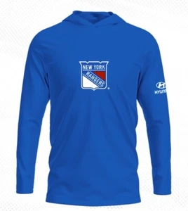 NY RANGERS FELPA CON CAPPUCCIO SGA MSG 3/9/2025 COZY HYUNDAI NHL HOCKEY - Foto 1 di 7