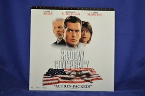 Shadow Conspiracy - Donald Sutherland, Charlie Sheen RARE Widescreen Laser Disc - Picture 1 of 2