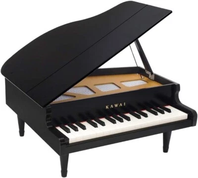 KAWAI Mini Grand Piano 1141 32keys F5~C8 Educational Toy Black NEW from JAPAN - Image 1 of 4