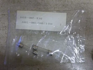 NEW Fuse Pack of 2 Glass A03B-0807-K102 A600L-001-0260/5R00 *FREE SHIP* - Picture 1 of 1