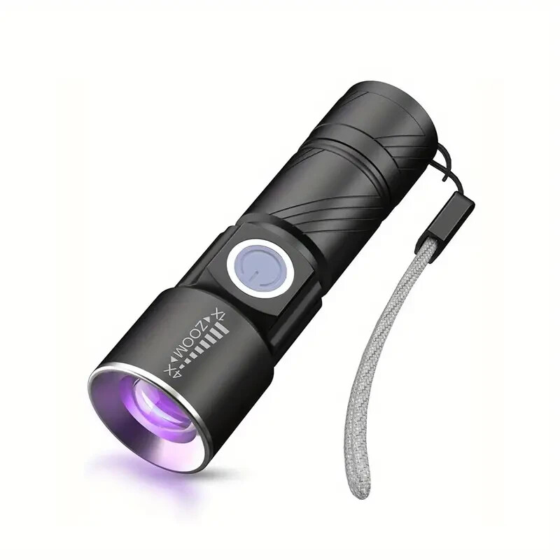 1500 Lumen Torcia LED TrustFire E6 - Ricaricabile USB-C, Zoom E Magnete Laser Potente - Foto 5