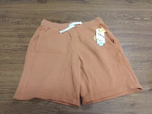 Cat & Jack Boys Orange Drawstring Shorts - Picture 1 of 2