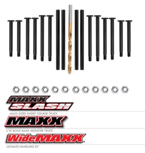 STEEL F & R SUSPENSION PINS 8940 FOR RC TRAXXAS MAXX SLASH MAXX WIDEMAXX MONSTER - Picture 1 of 2