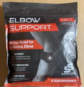 Sleeve Stars Elbow Support Brace for Men & Women - Picture 1 of 2