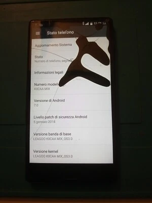 TELEFONO CELLULARE SMARTPHONE ANDROID LEAGOO KIICAA MIX 5.5 - Immagine 1 di 4