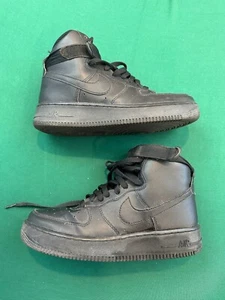 Nike Air Force 1 High GS Triple Black Sneaks DH2943-001 Youth Size 6.5Y - No Box - Bild 1 von 14