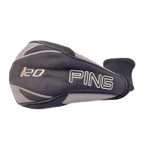 Ping i20 Tungsten Driver Golfschläger Hear Cover Headcover schwarz grau - Bild 1 von 4
