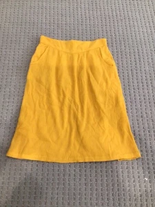 Nice Things Mini Yellow Skirt 8 New - Picture 1 of 2