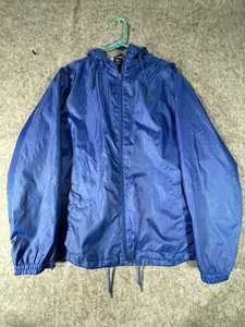 Vintage 90er Starter Windbreaker Jacke Herren Große Blau 42-44 Leicht - Bild 1 von 6