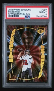 2022 illusions #OD7 tom brady; nero /50 funzionamento detonazione PSA 8 (POP 1) - Foto 1 di 2