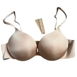 Skims 32DD Ultimate Collection Push-Up Plunge Bra Clay Beige NWT MSRP $60 - Picture 1 of 2