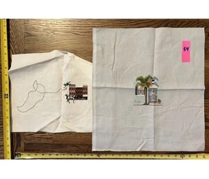 Vintage Gobelin Palmetto Palmenhaus fertig - Bild 1 von 3