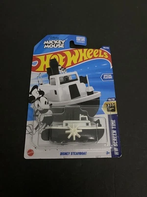 2025 Hot Wheels Disney Mickey Mouse Steamboat Willie 166/250 HW ScreenTime 10/10 - Image 1 of 2