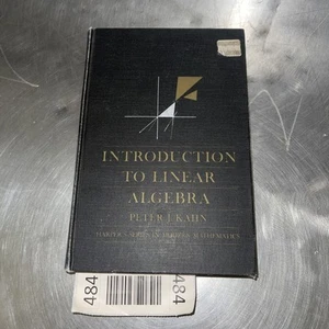 Introduction To Linear Algebra Peter J. KHAN HARDCOVER 1967 - Picture 1 of 8