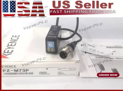 1PC Keyence PZ-M73P Photoelectric Sensor PZM73P New In Box US Free TAX - Image 1 of 4