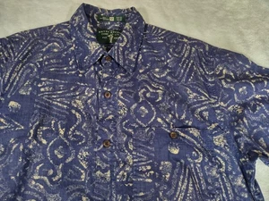 Royal Robbins Camp Button Down Shirt. Purple Native Design. - Picture 1 of 7