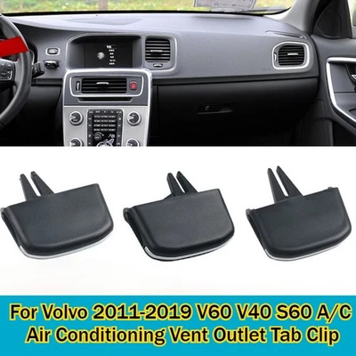 Clip de lengüeta de salida de aire acondicionado para Volvo 2011-2019 V60 V40 S60 Foto 1 de 4