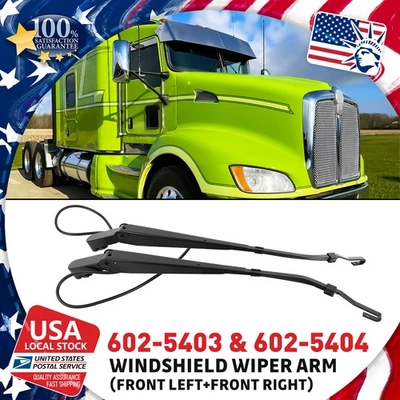 SET-R23102913 Windshield Wiper Arms Set of 2 L & R For Kenworth T600A T660 T800 - Image 1 of 4