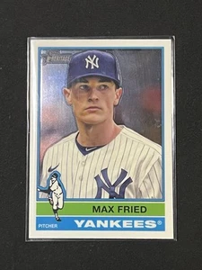 2025 Topps Heritage Chrome #244 Max Fried Yankees - Picture 1 of 2