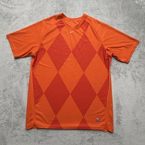 Nike Dri-FIT Team Orange Diamond Shirt XL 46/48 Polyester Athletic Tee SP10BID - Picture 1 of 8