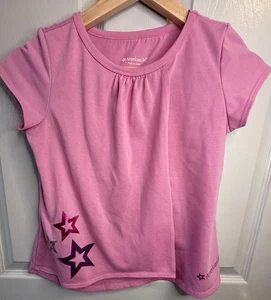 American Girl rosa kurzärmliges T-Shirt Größe M 10/12 - Bild 1 von 6