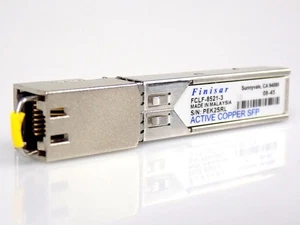 Finisar FCLF-8521-3 SFP-GIG-T 1000BASE-T Kupfer RJ45 100m Transceiver Modul - Bild 1 von 1