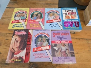 Sweet Valley High super Thriller Francine Pascal Vintage Books X7 Bundle - Picture 1 of 24