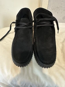 Clarks Hombres J TORHILL HI Negro Botines Gamuza 26173664 Auténticos - Imagen 1 de 6