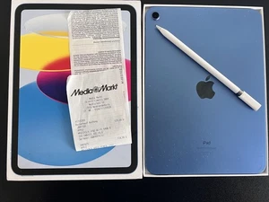Apple iPad 10. Gen., Blau, 10,9”, sehr guter Zustand, 64 GB, iCloud abgemeldet. - Bild 1 von 6