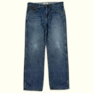 wrangler Vaqueros W32/L30 Azul Bueno Hombres (m298) - Imagen 1 de 8