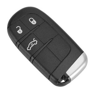 Car 3-Button Remote Key Shell with Blade Fit for Jeep Chrysler Dodge - Picture 1 of 5