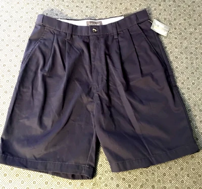 Pantalones Cortos Croft and Barrow 34x8 Fácil Flex Doble Pliegue 🩳NUEVOS CON ETIQUETAS Foto 1 de 4