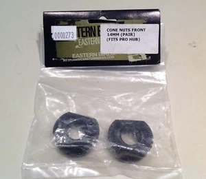 Eastern Bikes front cone nuts with locking screw 14mm (pair) - Picture 1 of 2